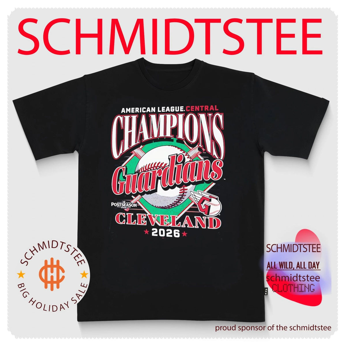 Cleveland Guardians 2026 Division Champions Postseason Reed City shirt