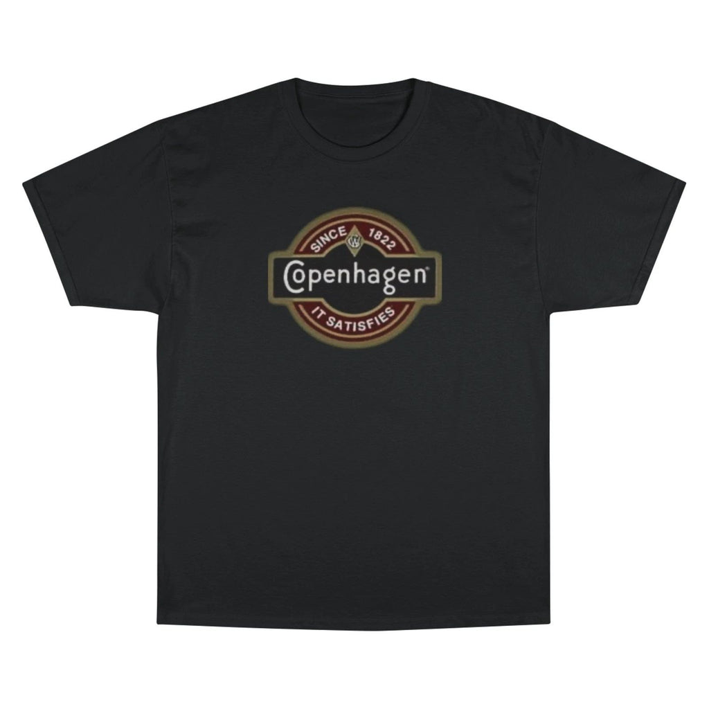 Copenhagen Logo T-Shirt | Vintage Badge Tobacco Style