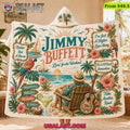 Jimmy Buffett Limited Edition Hooded Blanket