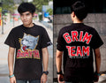 GRIMYTH Wolf T-Shirt Men Hip Hop Funny Party Novelty Street Fashion Casual GM19