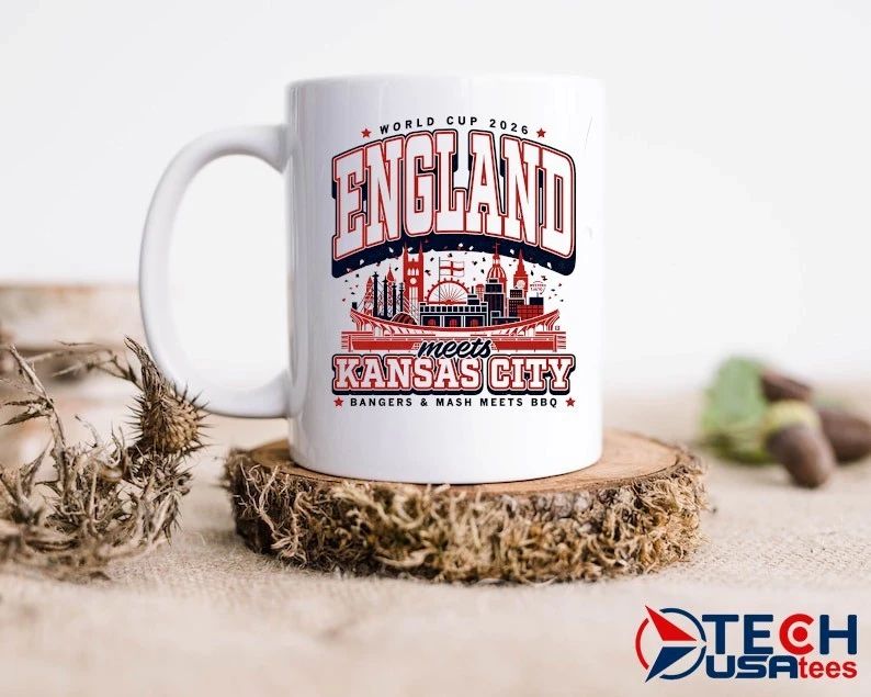 The England meets Kansas City World Cup 2026 shirt