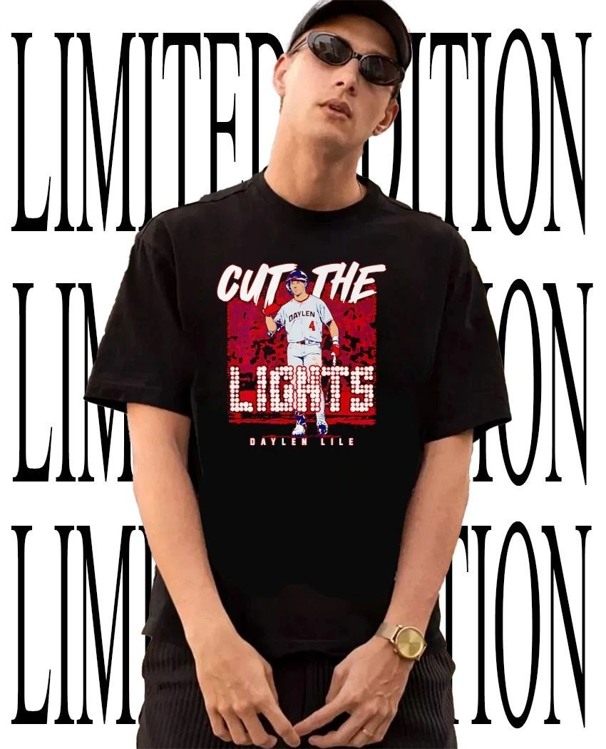 Cut the Lights Daylen Lile Washington Nationals shirt