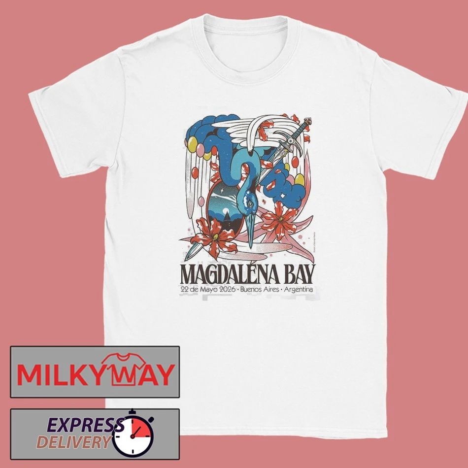 Magdalena Bay Buenos Aires Argentina 2026 Event Poster On 22 De Mayo 2026 T-Shirt