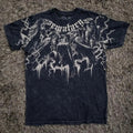 Affliction T Shirt Men Y2K Retro Punk Graphic Print Oversized Cotton Top Vintage