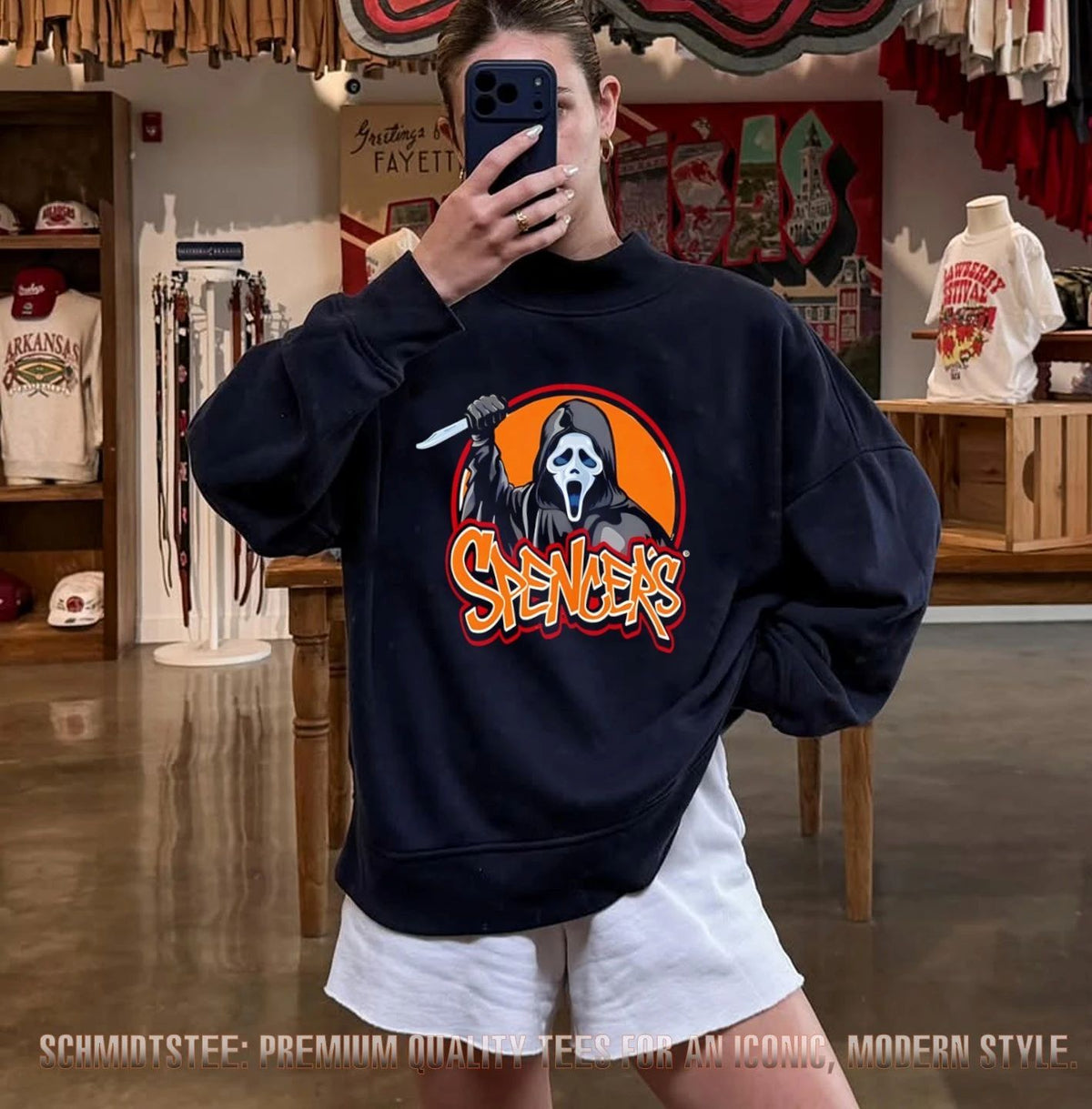 Ghost Face Spencer Halloween 2026 shirt