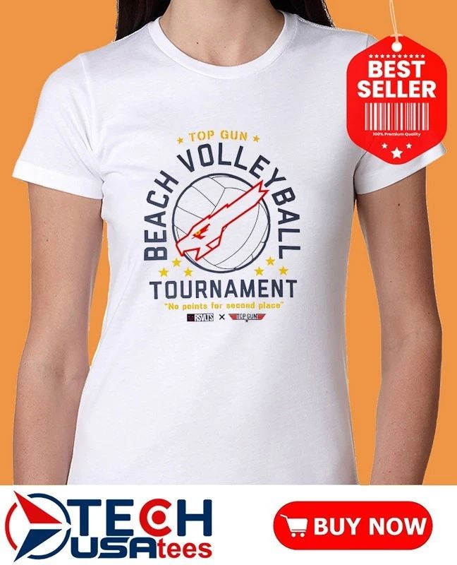 Gun Beach Volleyball Tournament no points for second place shirt