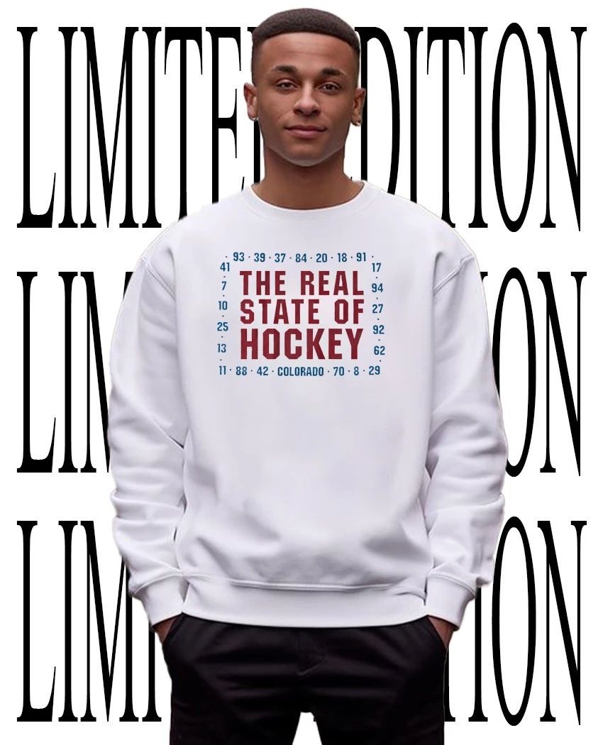 Colorado Avalanche The Real State of Hockey shirt