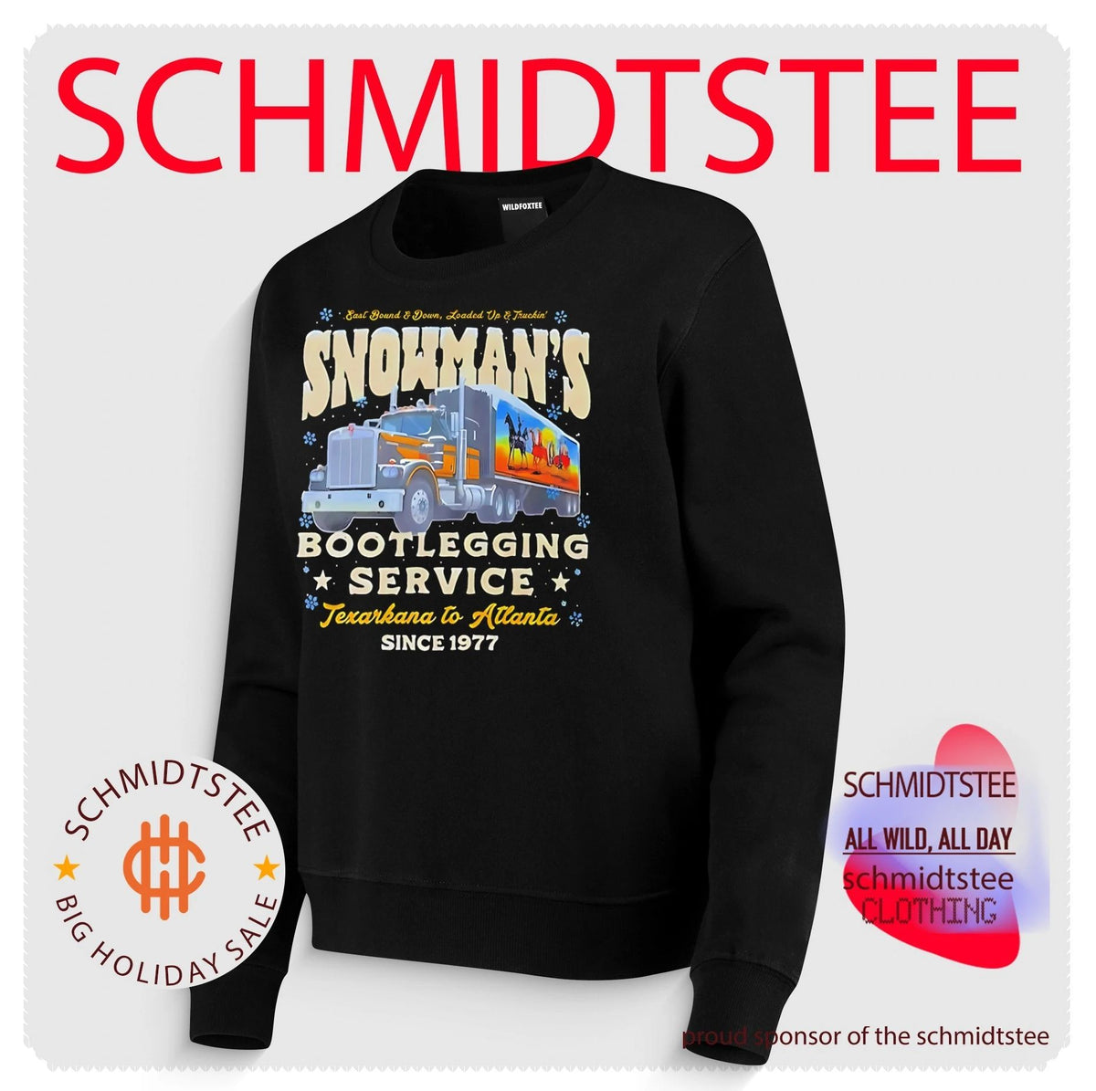 Snowman’s Bootlegging Service since 1977 Christmas shirt