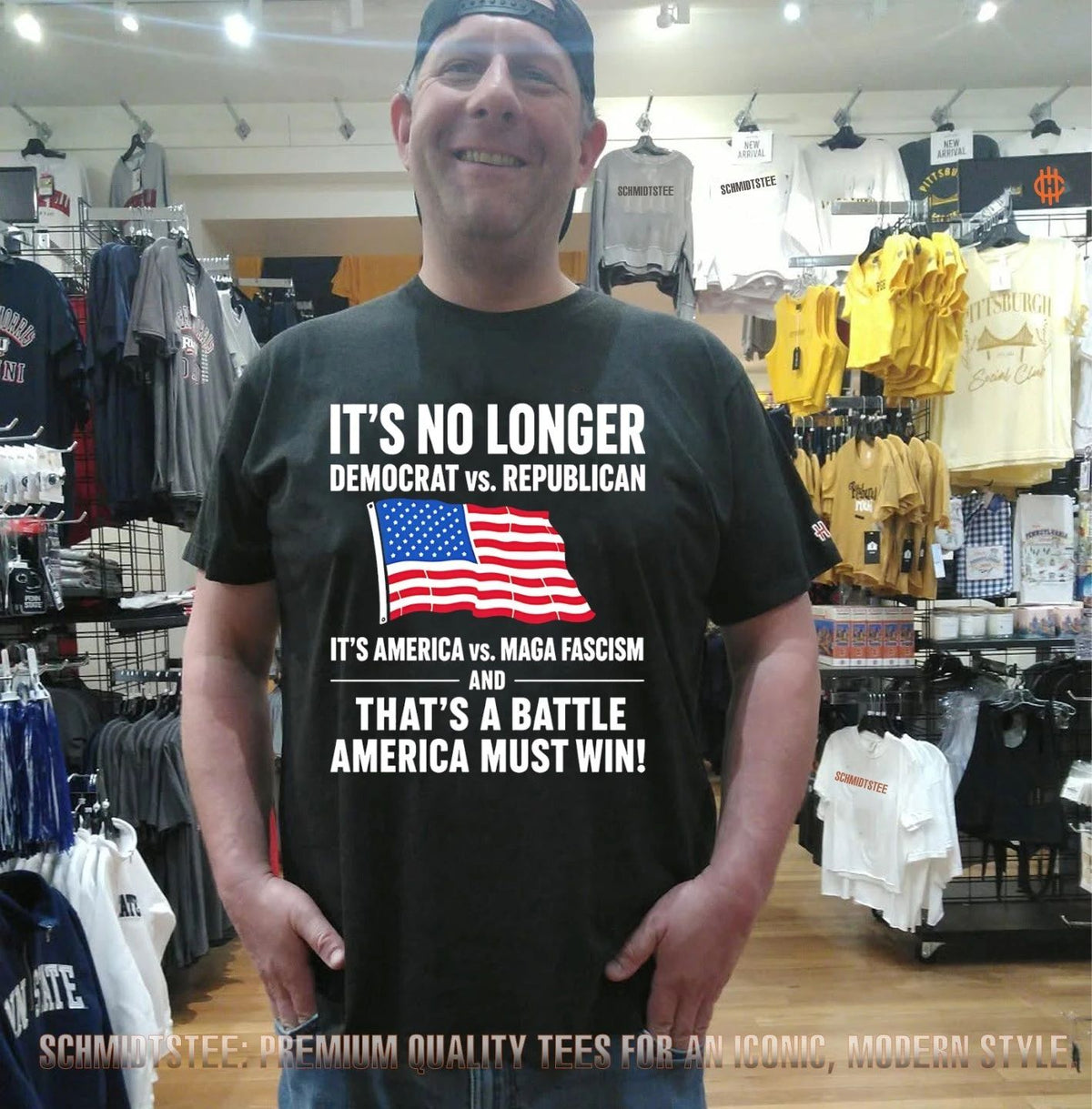 It’s no longer democrat vs republican it’s America vs Maga Fascism and that’s a battle America must win shirt