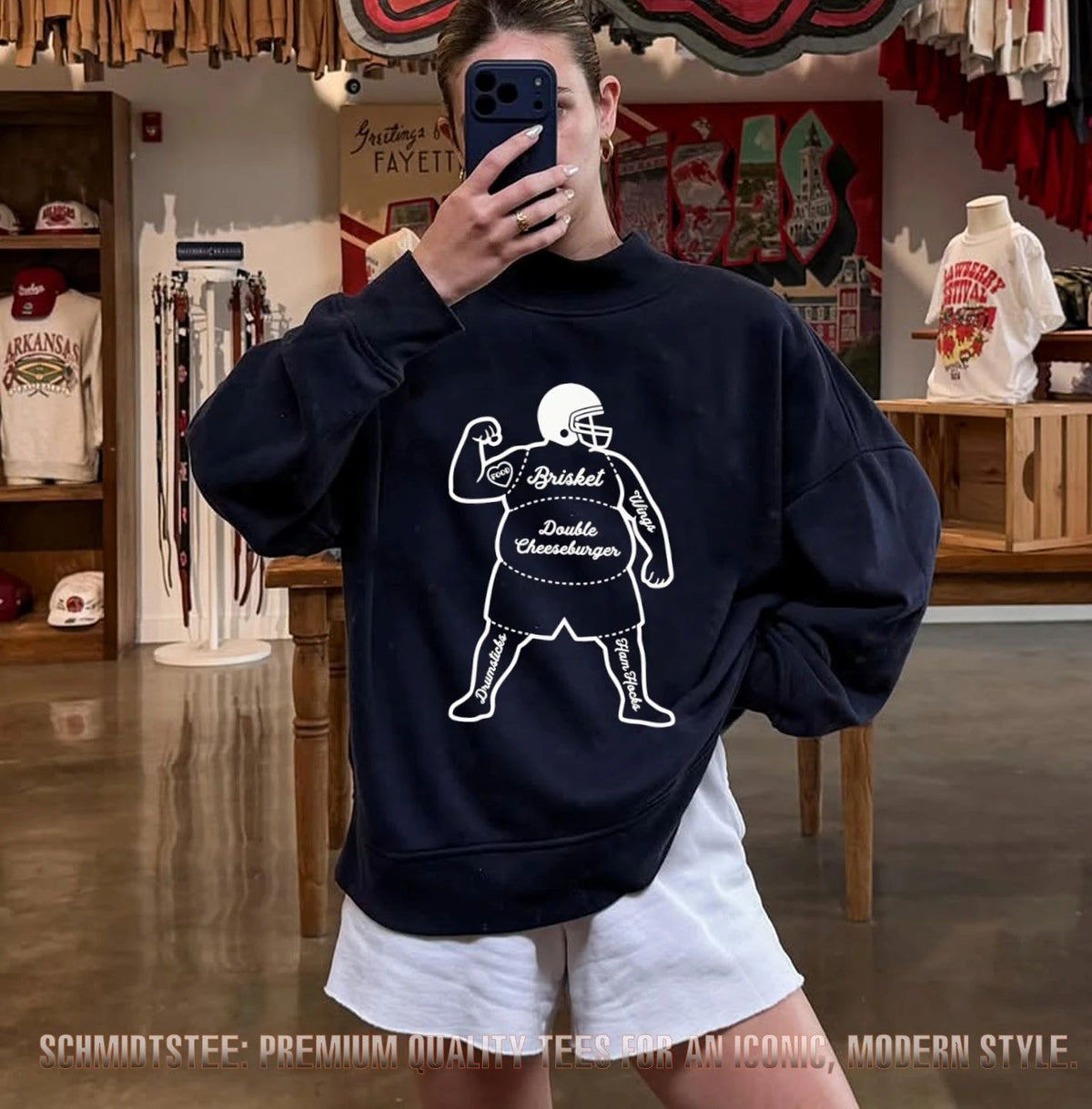 Big Man Atomy Football Player shirt