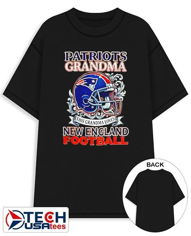 Patriots grandma this grandma loves New England football helmet shirt
