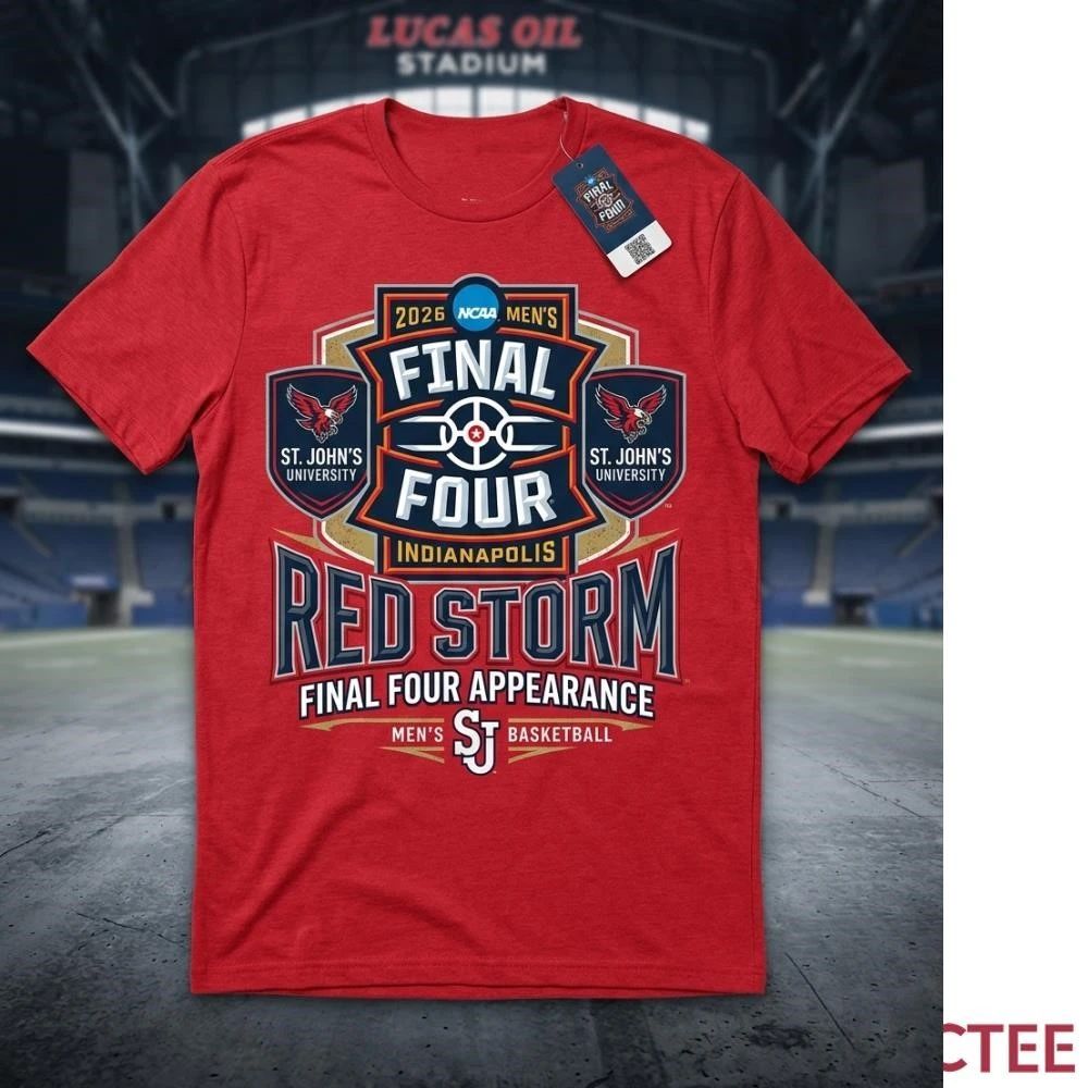 NKCtees 2026 NCAA Tournament Final Four St John’s Red Storm men’s basketball shirt
