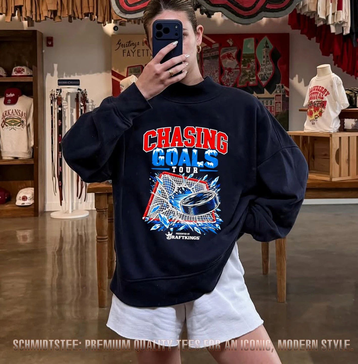 Chasing Goals Tour Hockey 2026 shirt