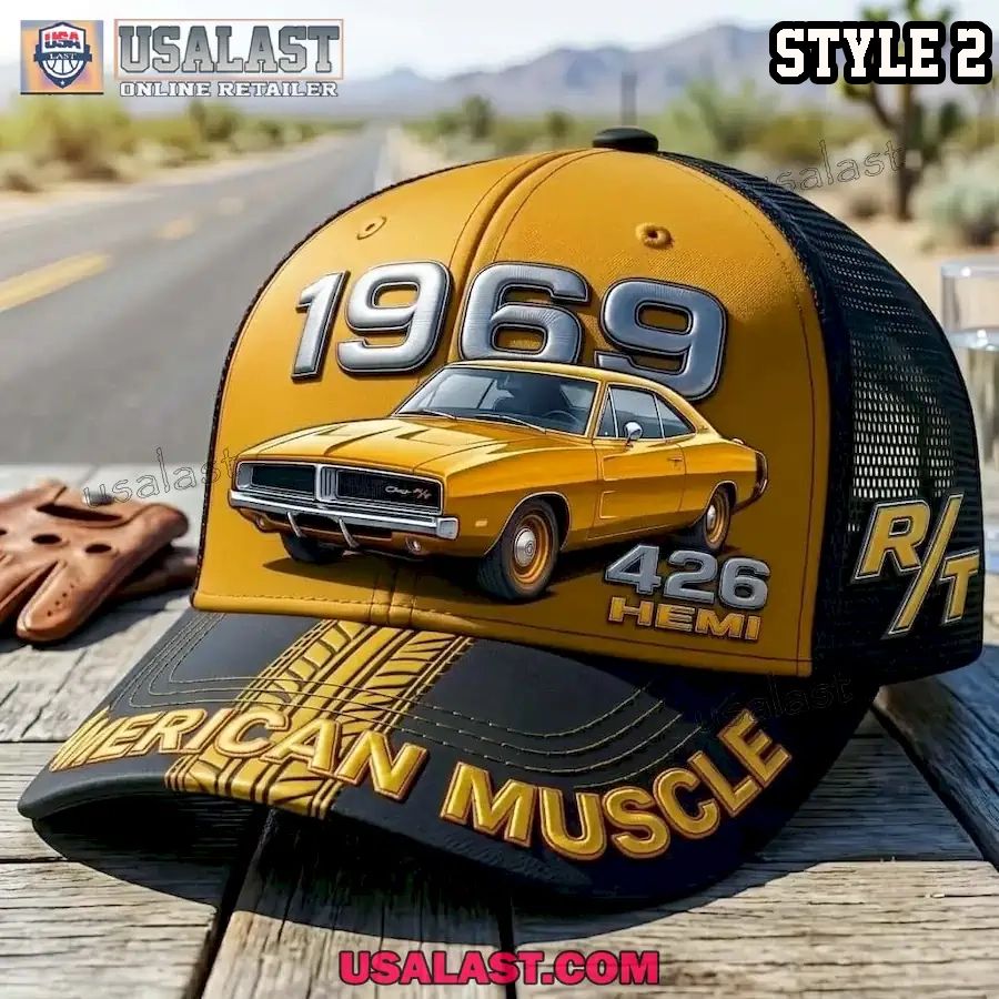 1969 Dodge Charger RT 426 HEMI American Muscle Trucker Hat