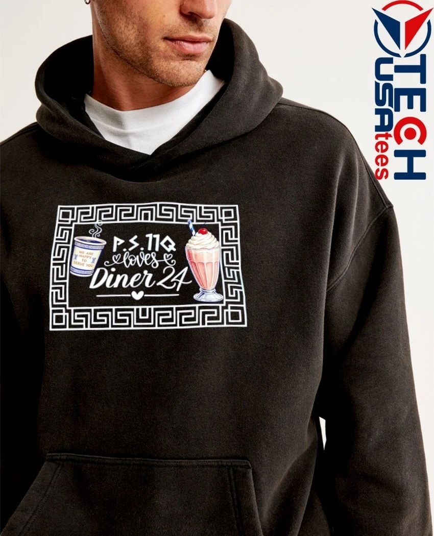 P.S. 11 Q loves Diner 24 ice cream shirt