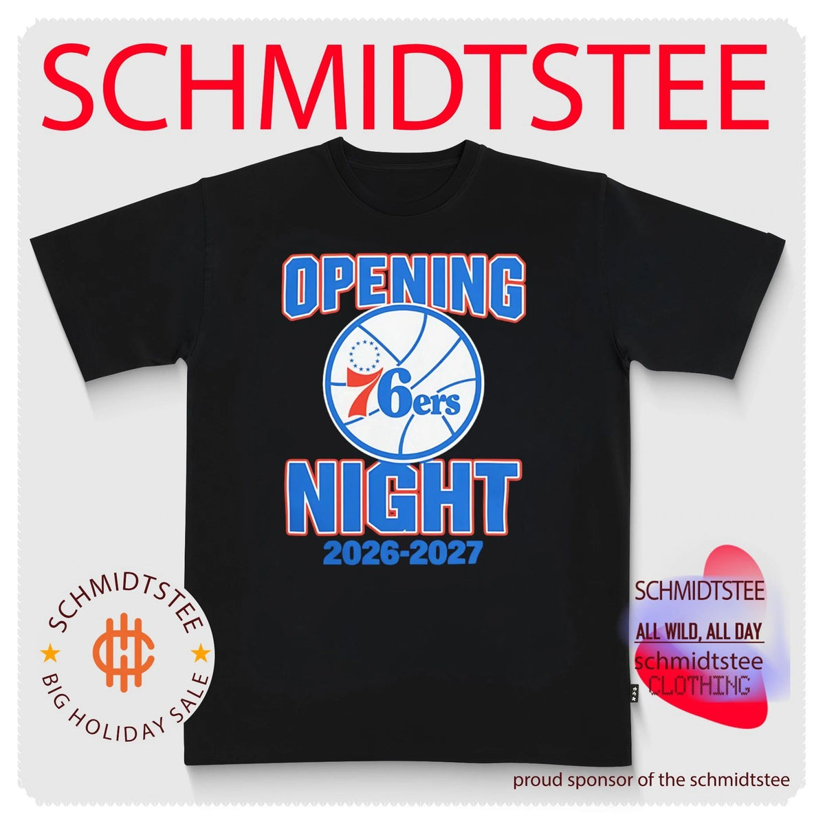 Philadelphia 76ers NBA Opening Night 2026-2027 shirt