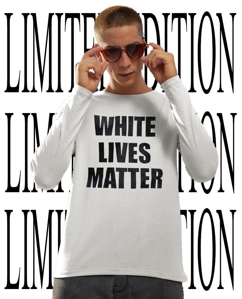 Kanye West white lives matter shirt