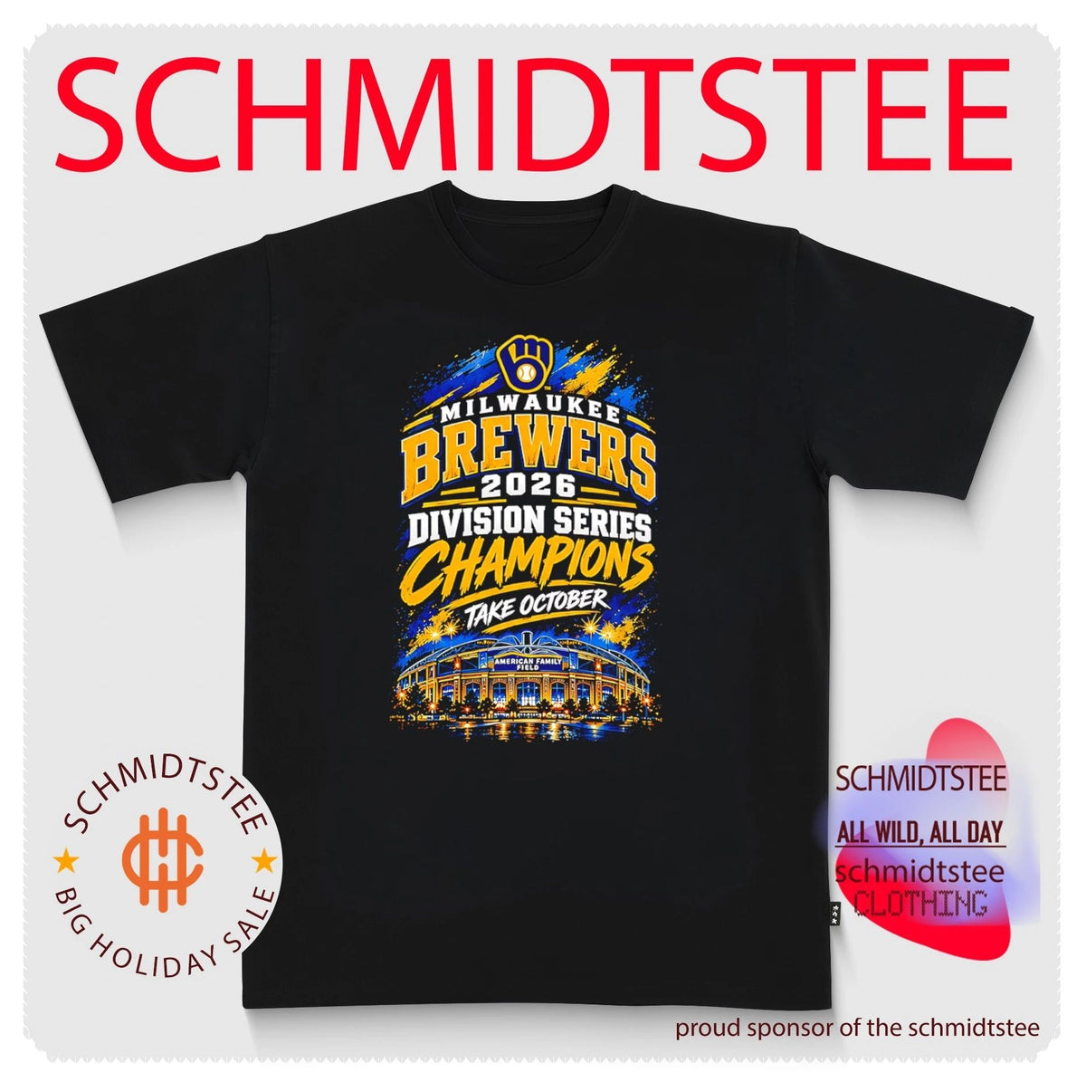 Milwaukee Brewers NLDS Champions Take October 2026 shirt