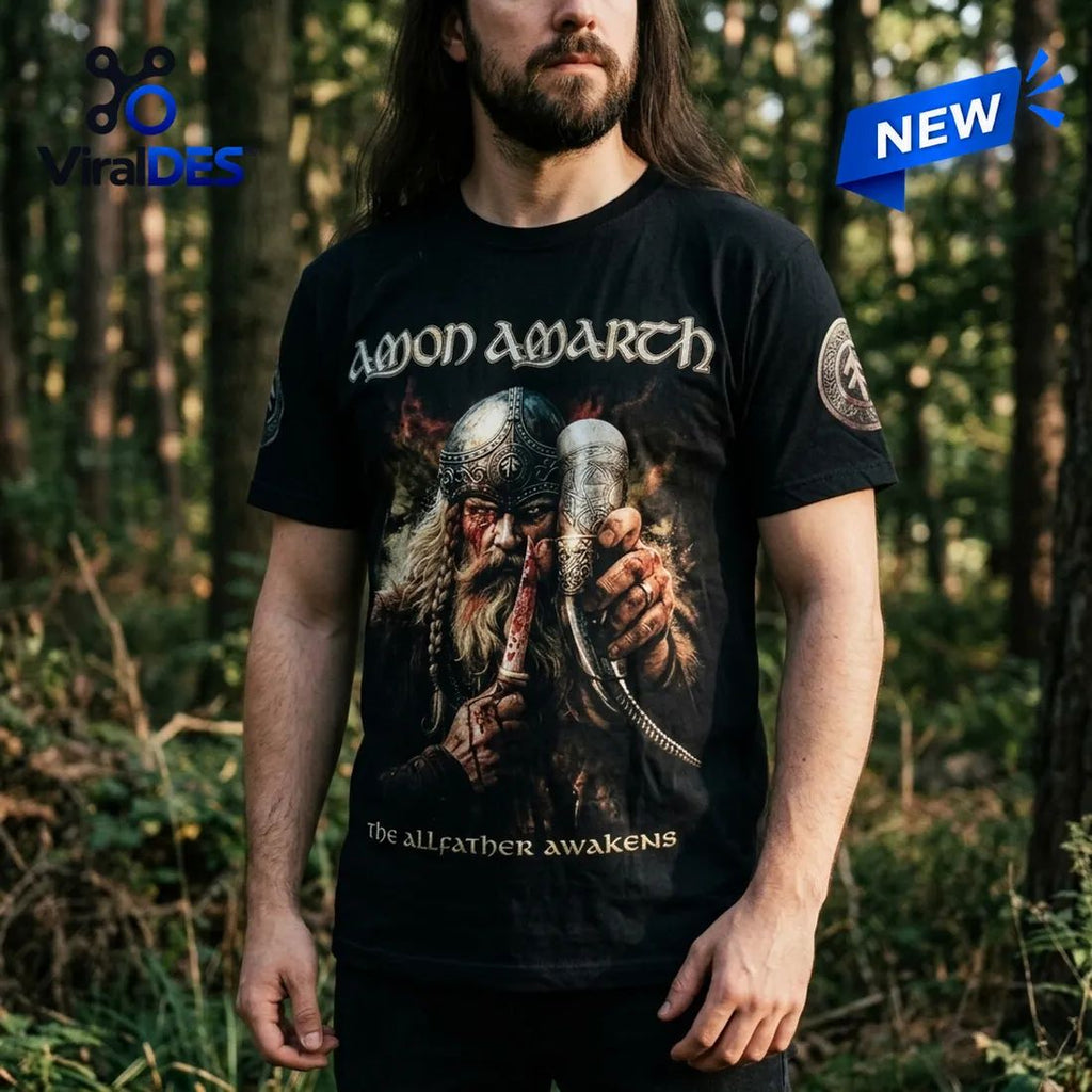 Amon Amarth Allfather Awakens 2026 Concert Tour Shirt