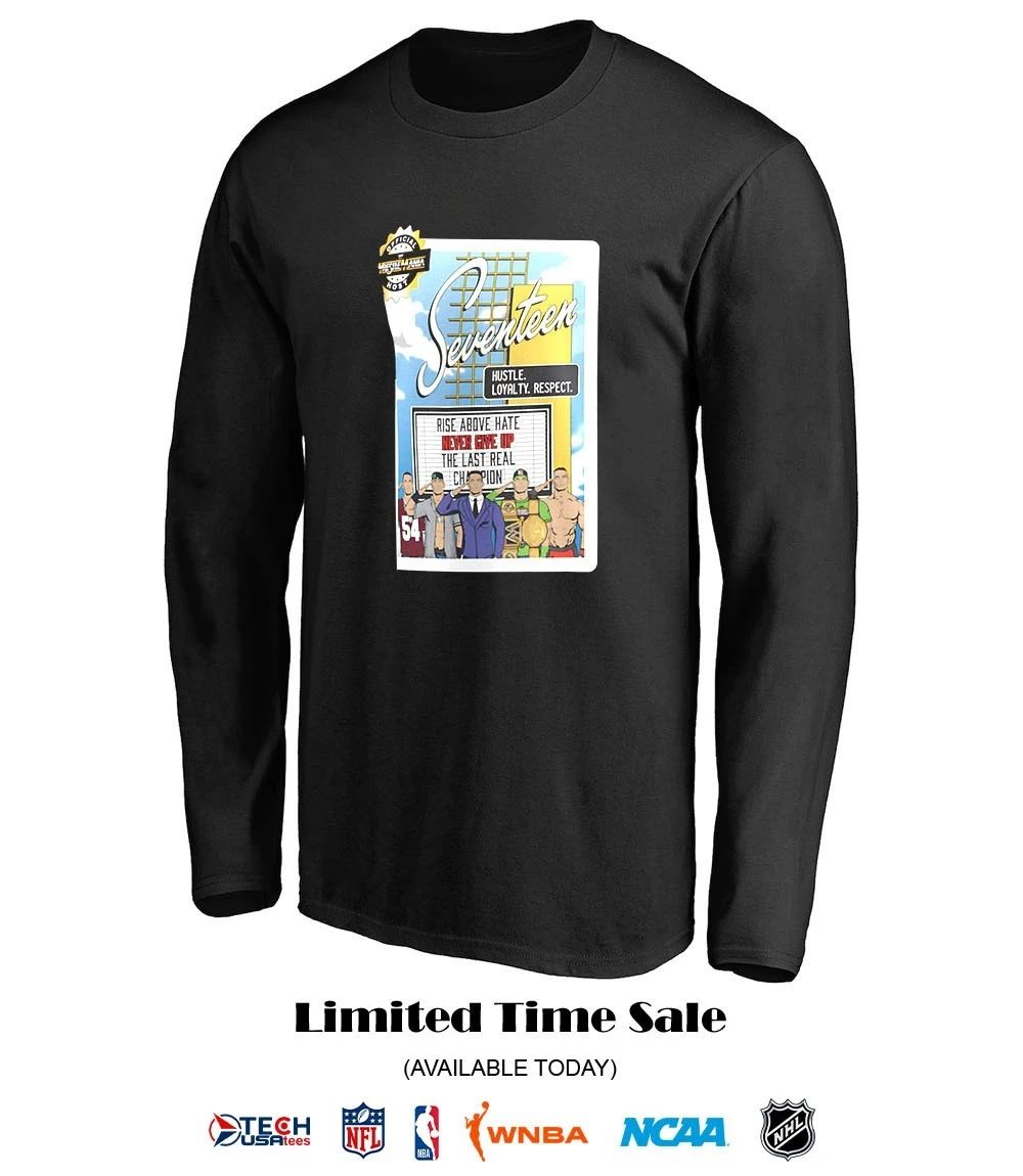 WrestleMania 42 Seventeen John Cena Official Host shirt