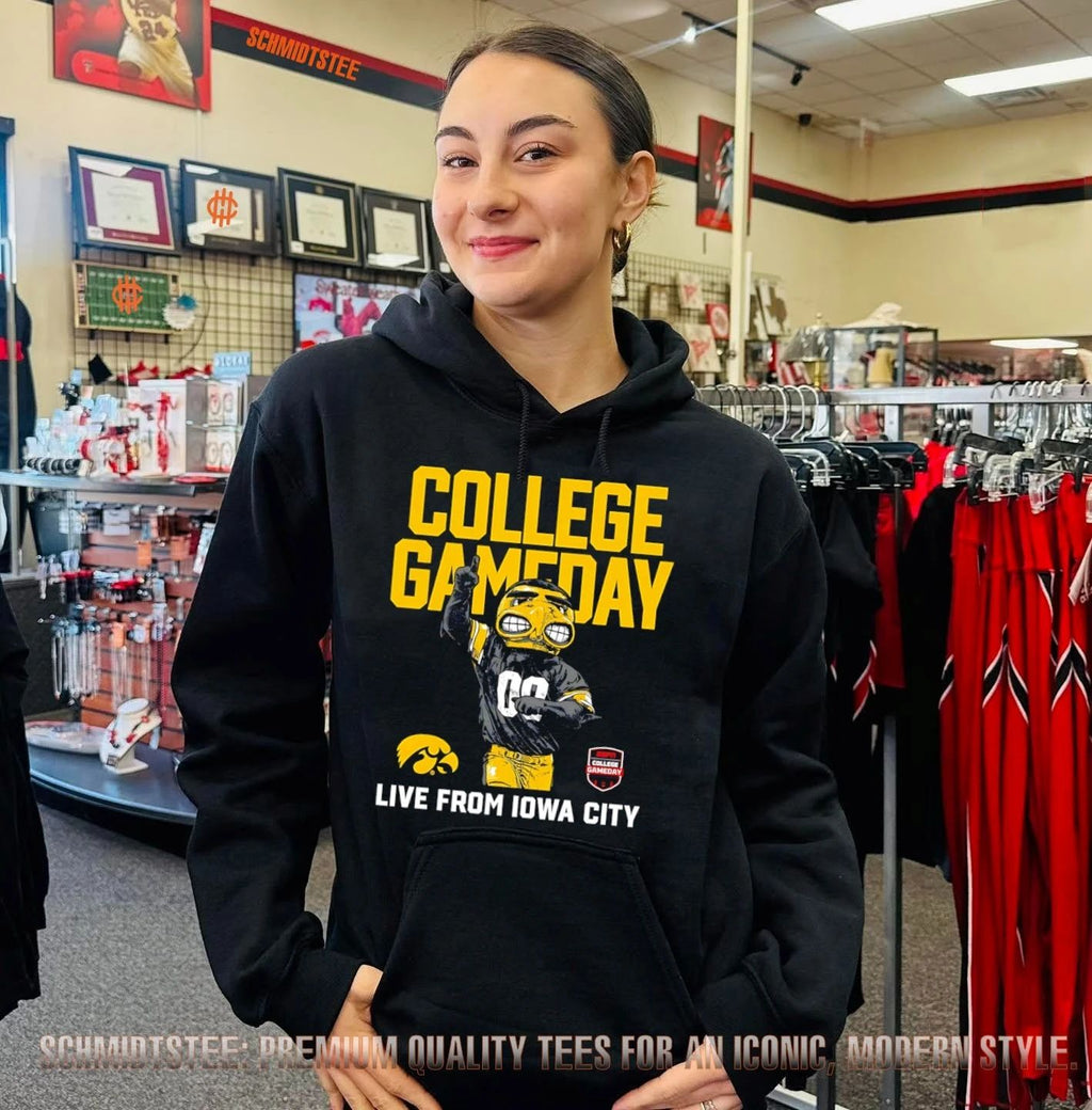 Iowa Hawkeyes 2026 College GameDay Live From Iowa City Mascot shirt