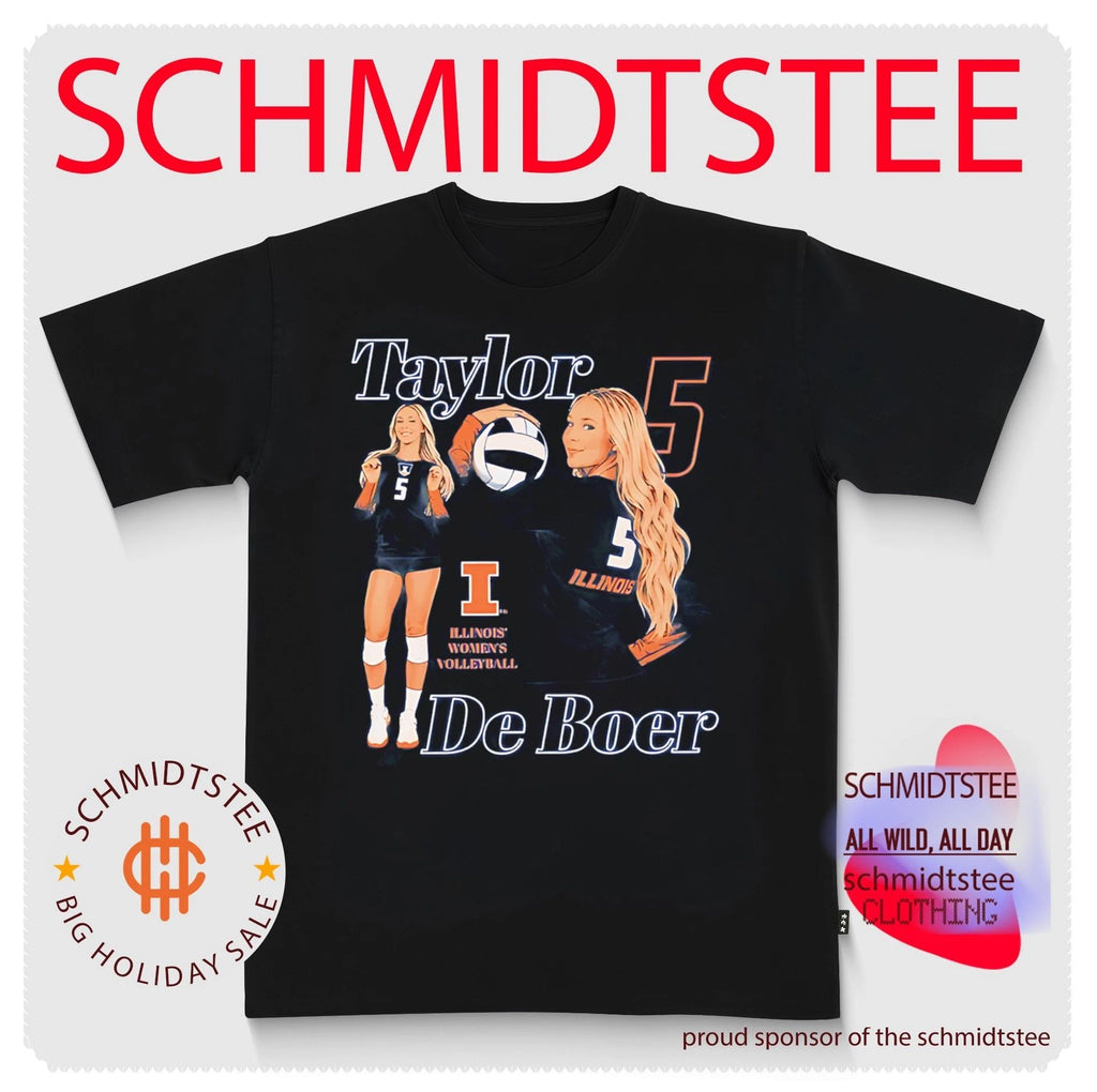 Taylor De Boer Illinois Fighting Illini retro shirt
