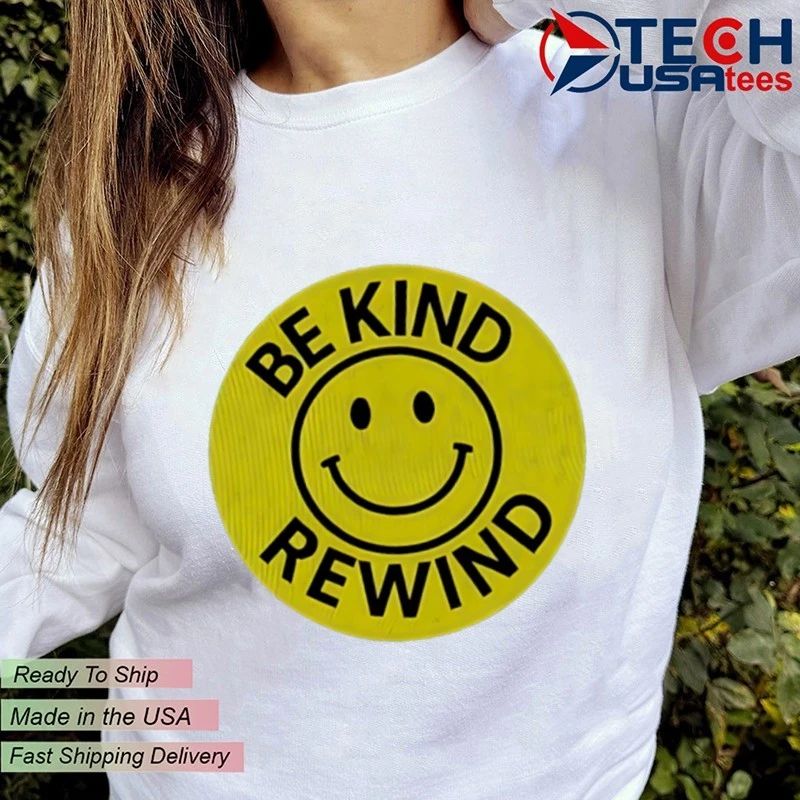 Be kind rewind logo shirt