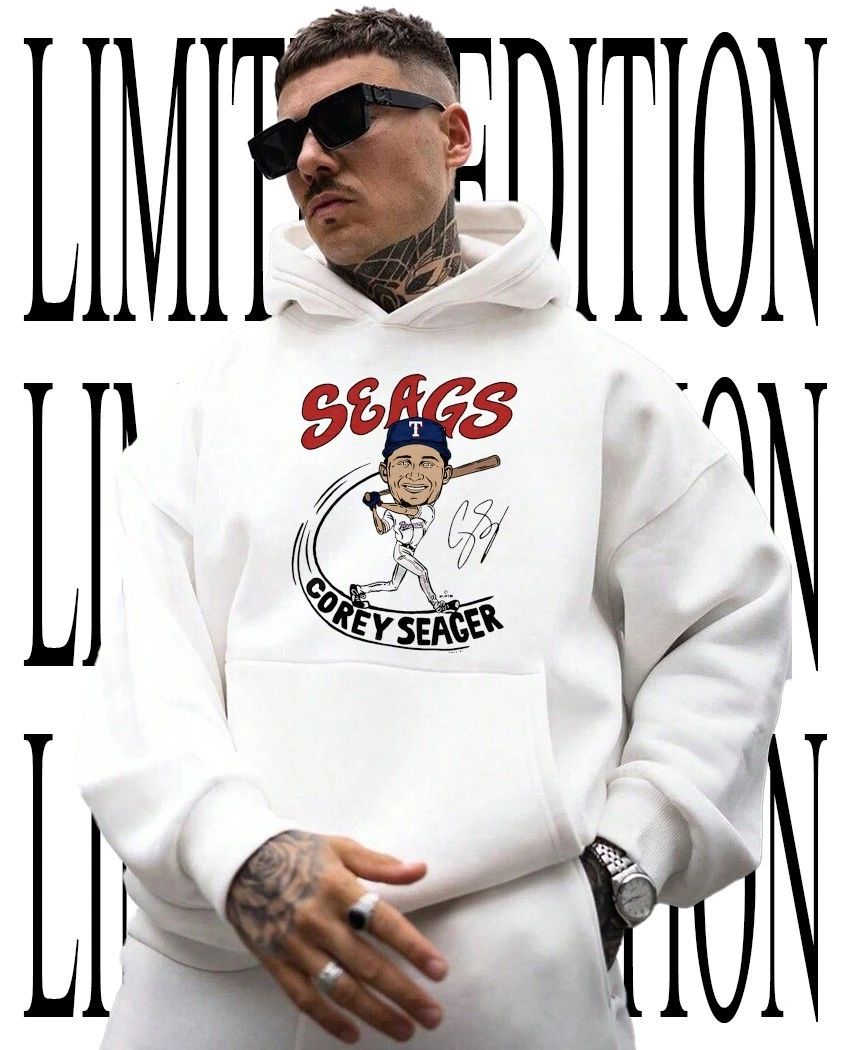 Corey Seager Seags Texas Rangers Baseball Caricature Signature shirt
