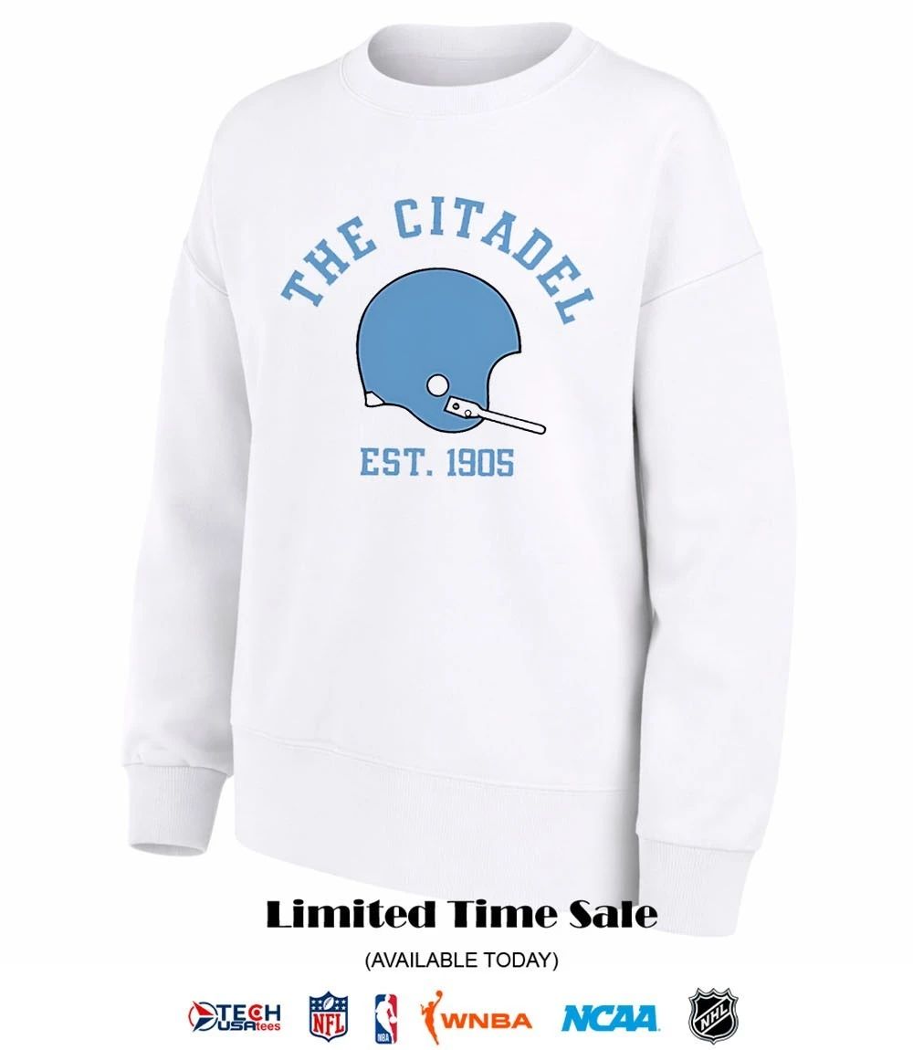 The Citadel est 1905 helmet shirt