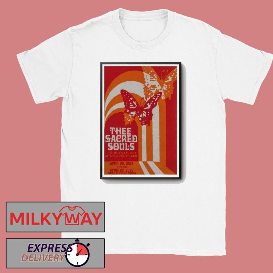 Apr 22-23 2026 Thee Sacred Souls Los Angeles Poster shirt