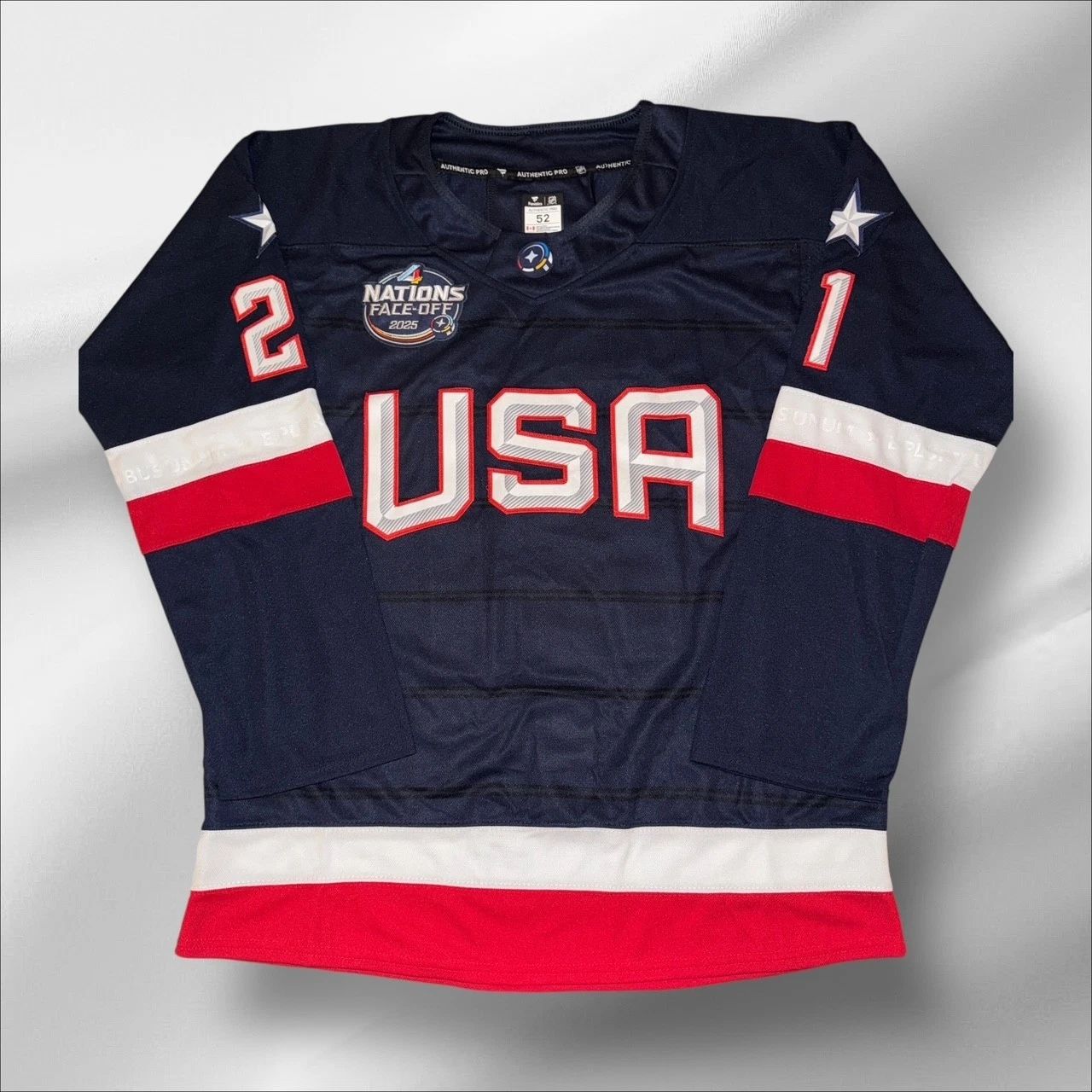Dylan Larkin Signed / Autographed Team Usa 4 Nations Jersey