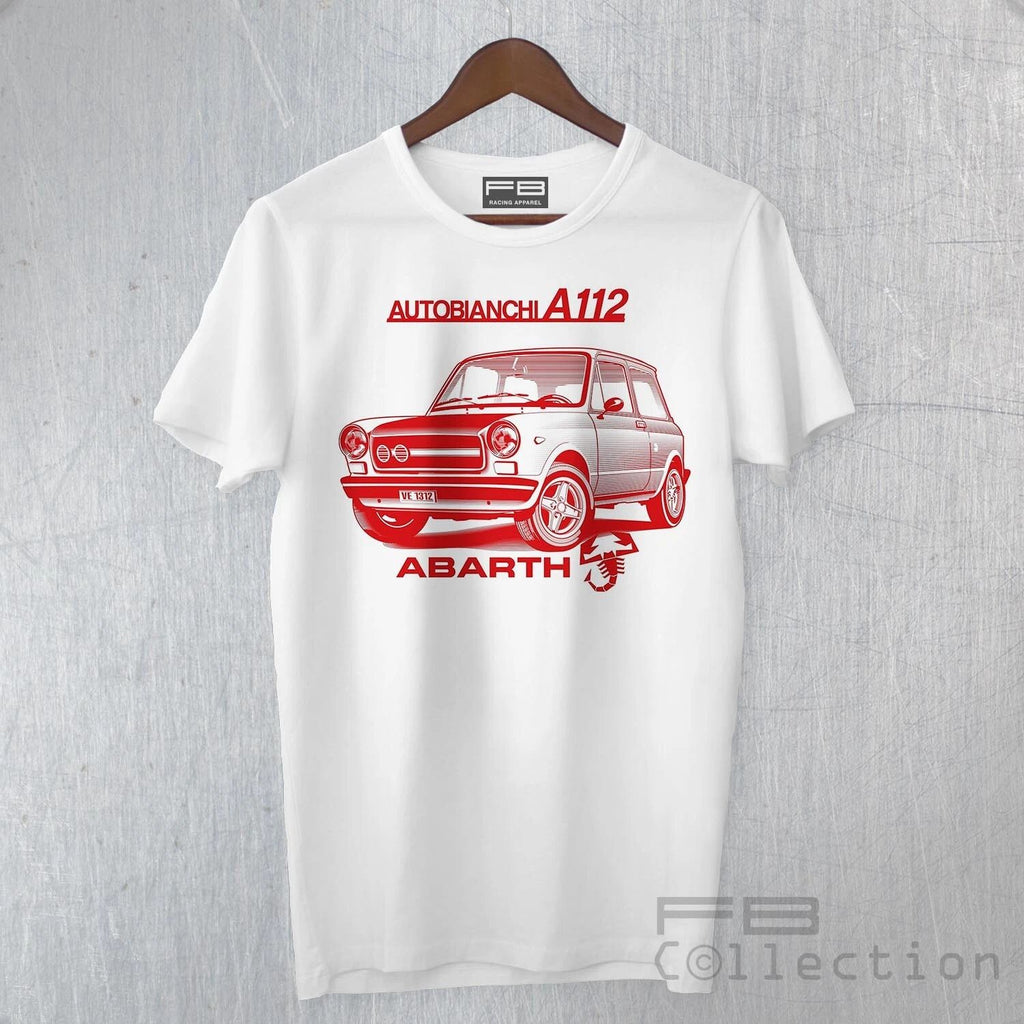 Inspired Autobianchi A112 Vintage Rally Historical Old Auto Car Collection T-Shirt