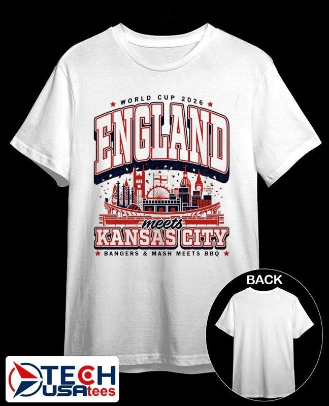 The England meets Kansas City World Cup 2026 shirt