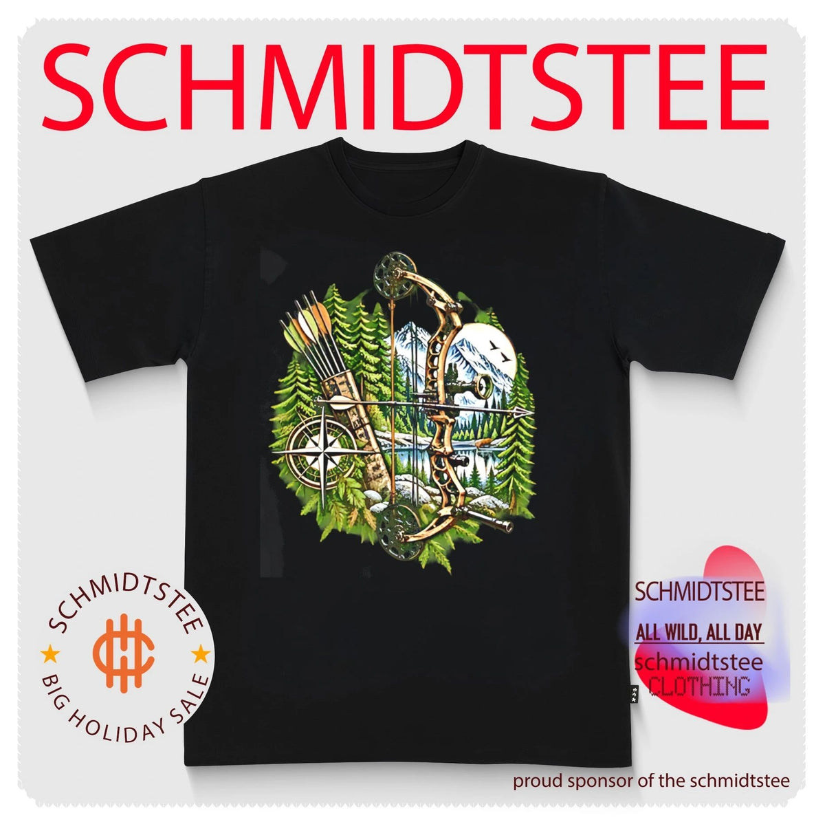 Archery bow retro shirt