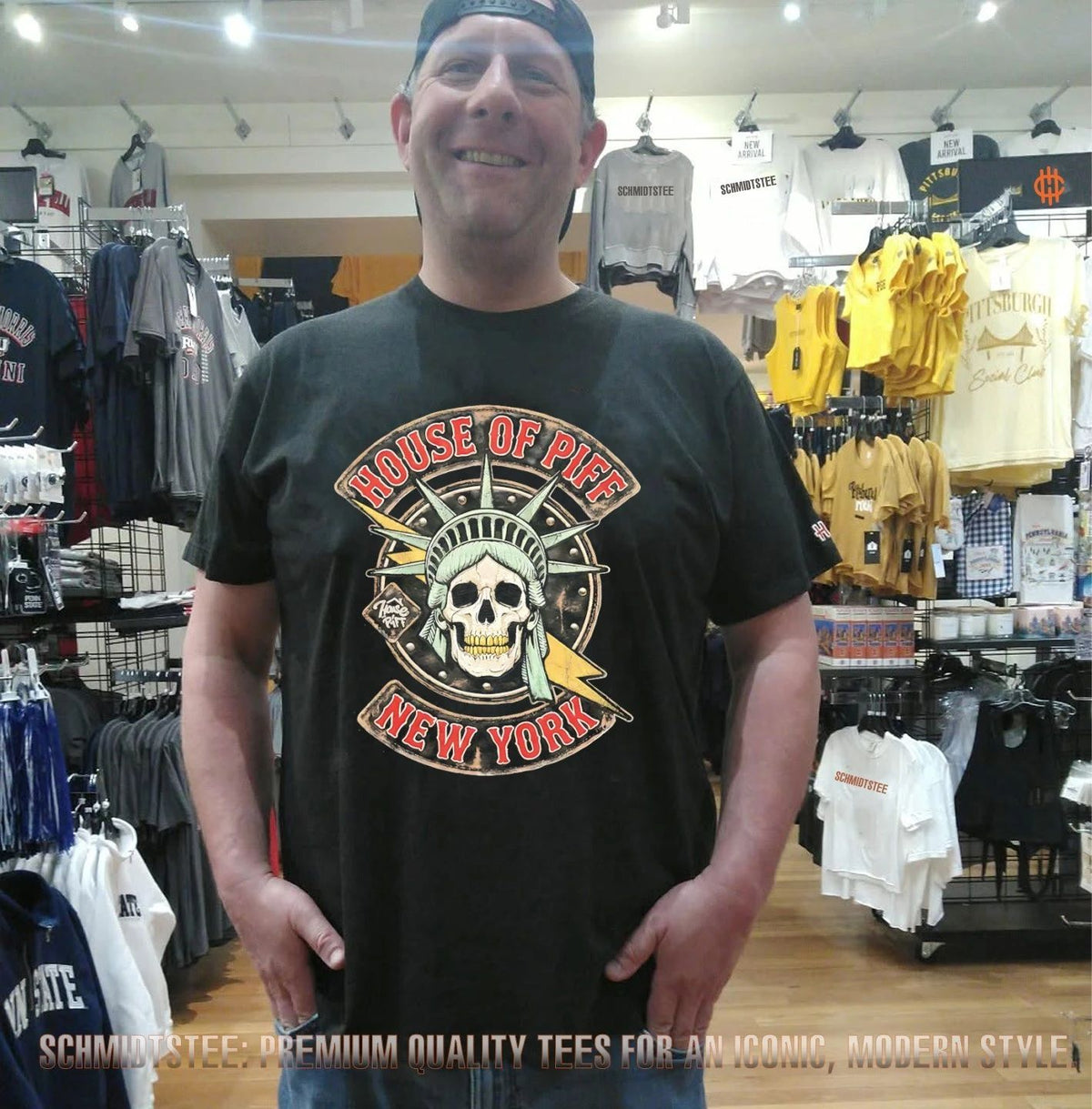 Liberty Skull house of piff New York shirt