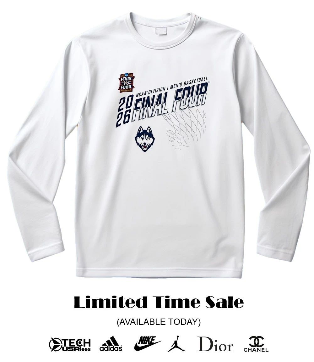 UConn Huskies Final Four 2026 NCAA Division I Men’s Basketball Tournament March Madness Net shirt
