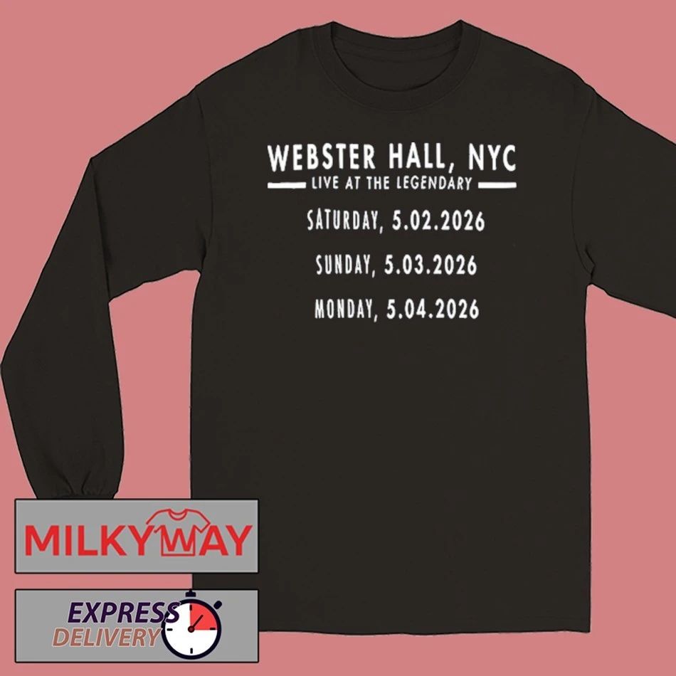 LIMITED SUGAR Webster Hall May 2-4 2026 shirt