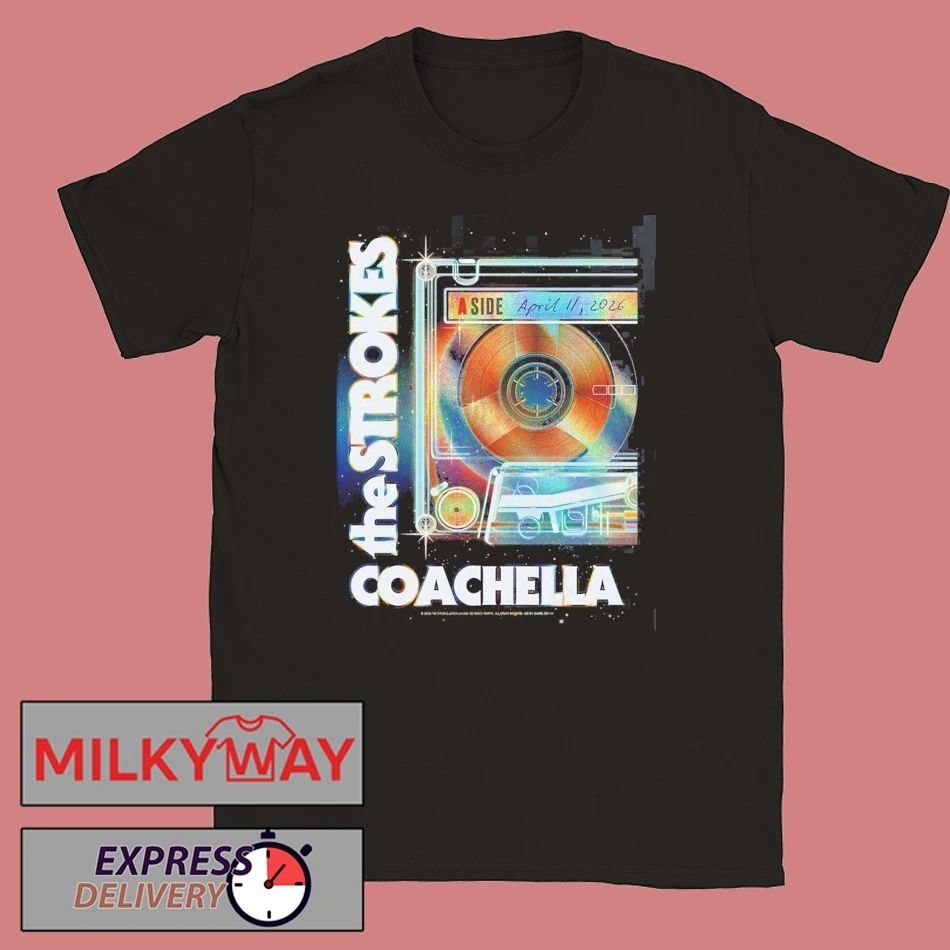 The Strokes Coachella 2026 Night 1 Poster Indio California On April 11 2026 T-Shirt