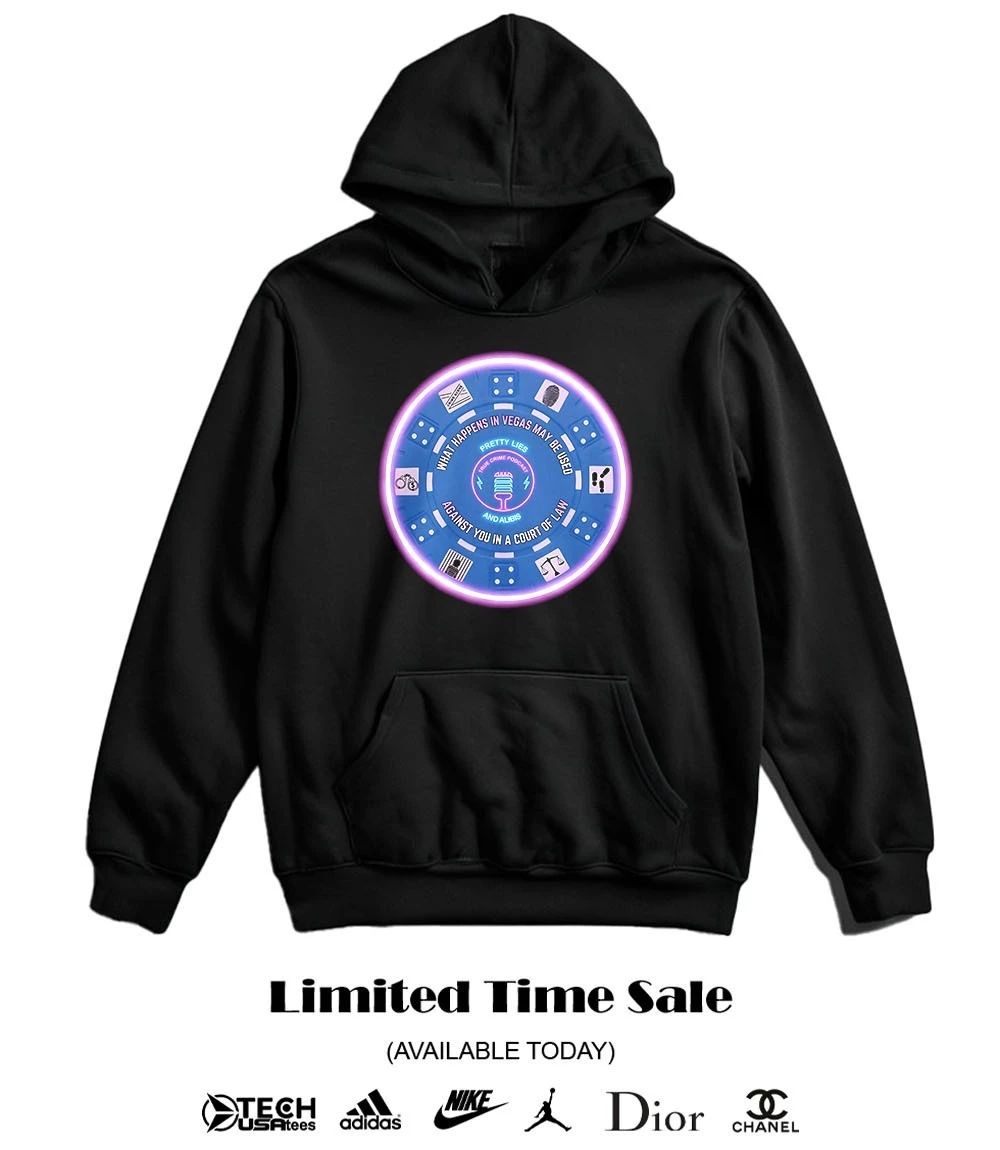 CrimeCon Alibier Vegas what happens in Vegas may be used against you in a court of law shirt