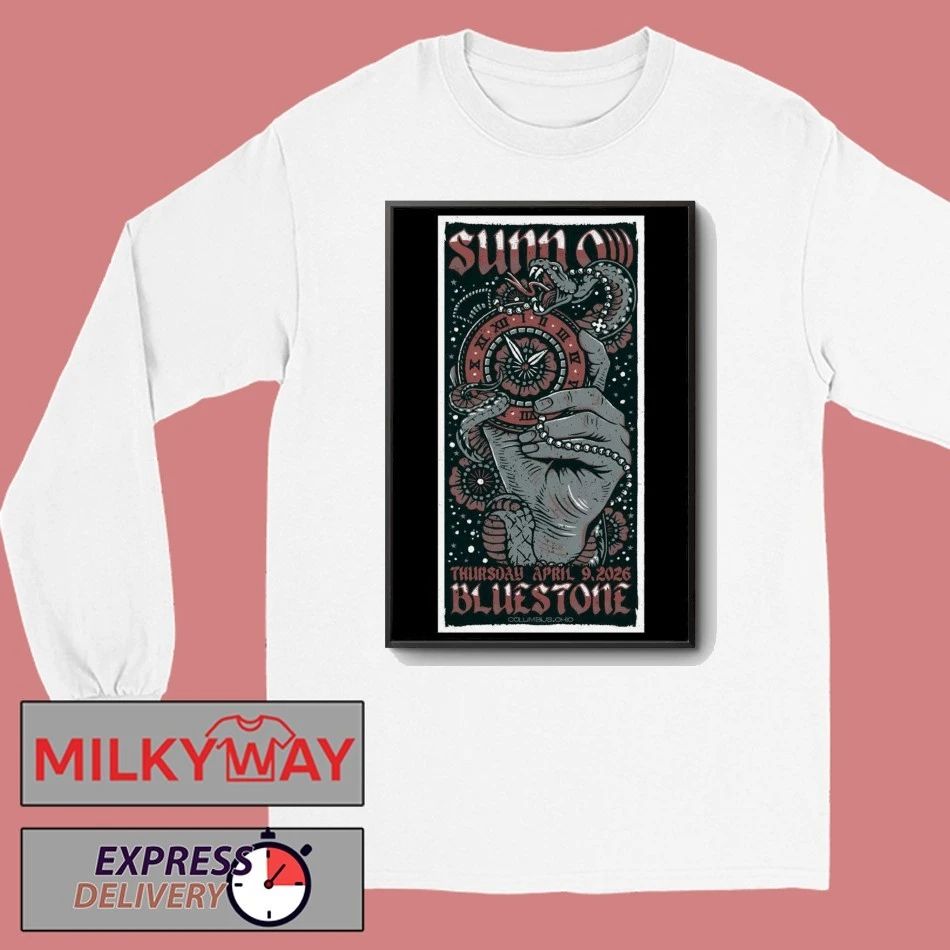 SUNN O))) The Bluestone Columbus OH Apr 9 2026 Poster shirt