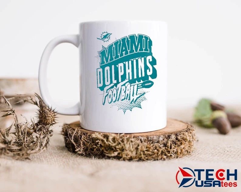 Miami Dolphins Football Natural Action Comic shirt