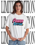 Power bottom puff pride shirt
