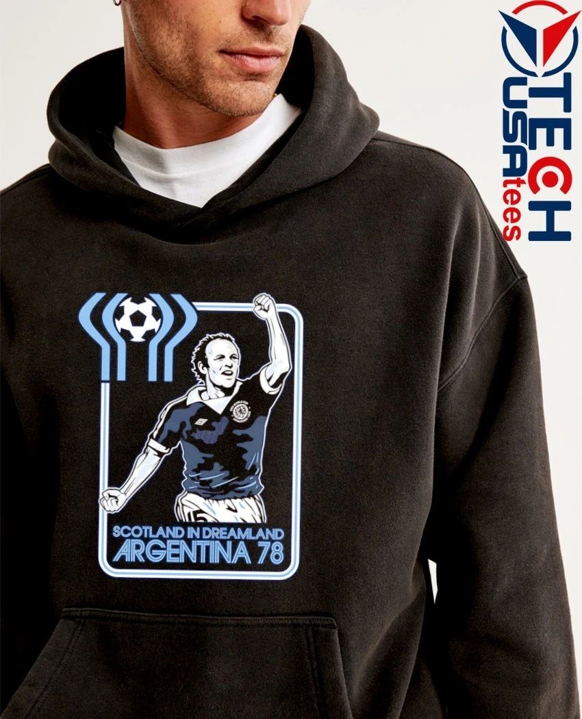 Archie Gemmill Scotland in Dreamland Argentina 78 shirt