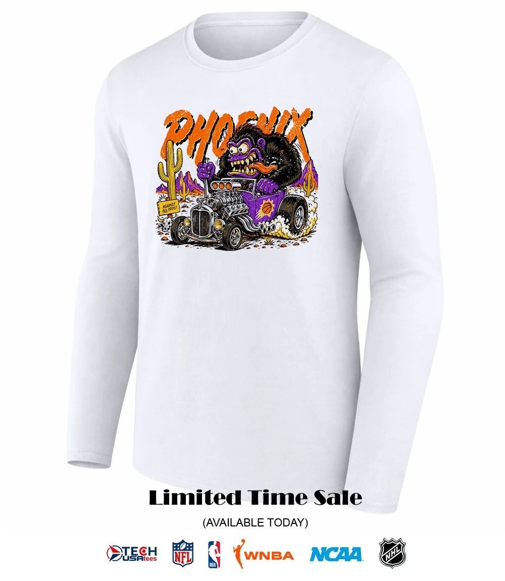 Phoenix Suns 2026 Playoffs King Kong driving shirt