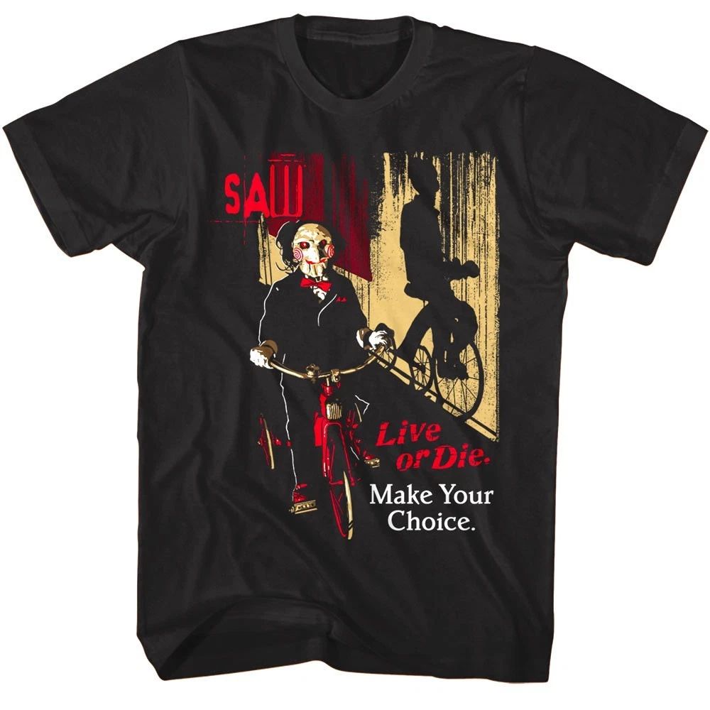 SAW Jigsaw on Bicycle Men's T Shirt