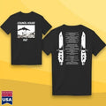 Esdeekid Council House Rat 2025 T-Shirt Double Sided Graphic Tee Streetwear
