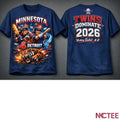 NKCtees Minnesota Twins 4-2 Victory 2026 – Twin Power Baseball Graphic shirt