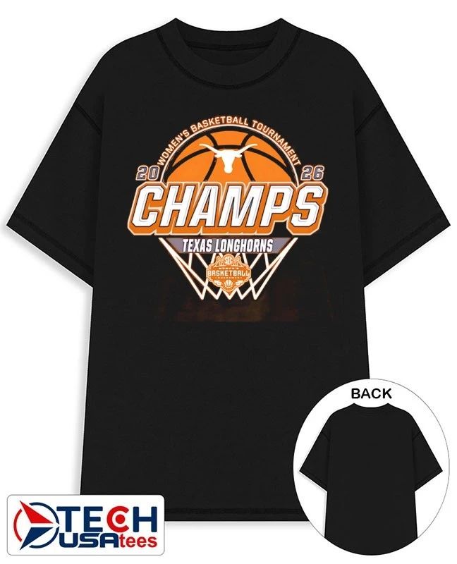 Texas Longhorns 2026 SEC Womens Basketball Tournament Champions logo shirt