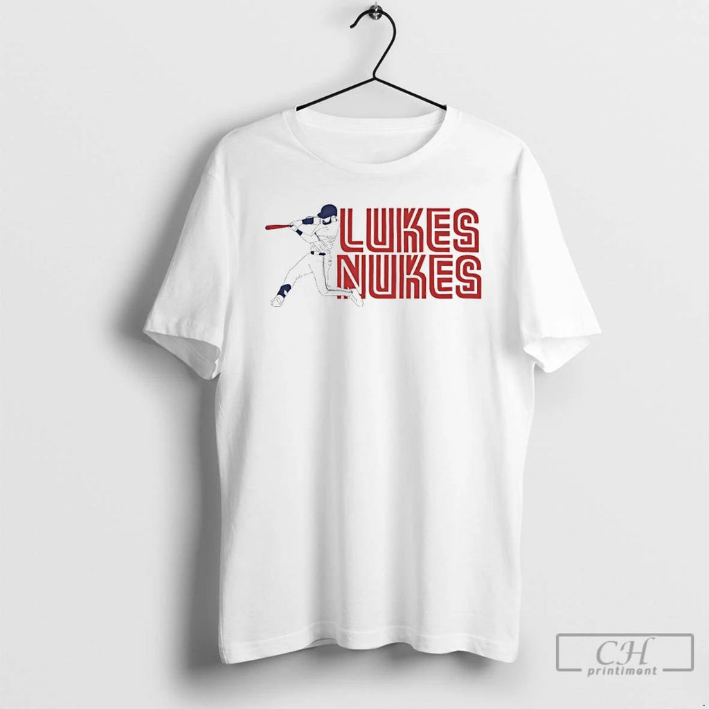 Classic Lukes Nukes Nathan Lukes Toronto Blue Jays Swing T Shirts