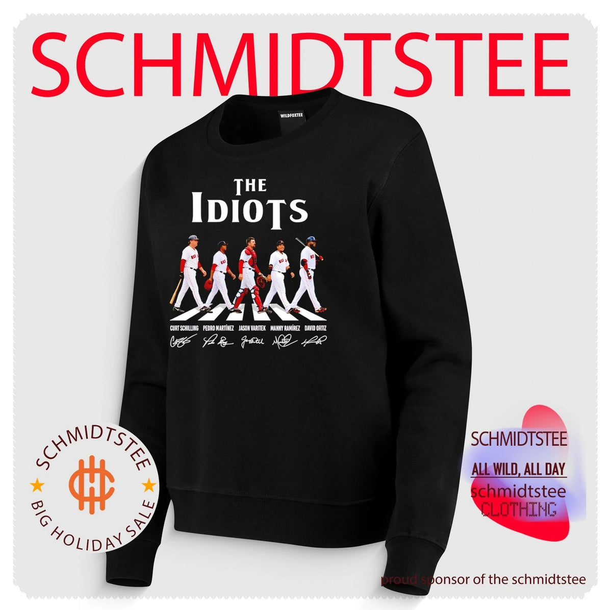 Boston Red Sox The Idiots Abbey Road signature shirt